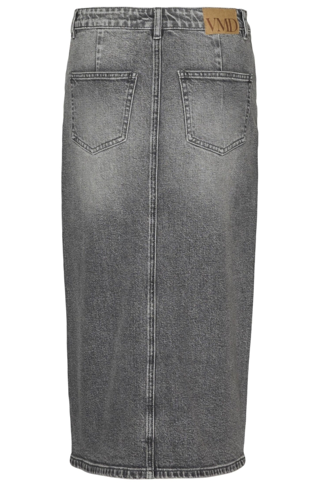 VMVERI HR CALF DENIM SKIRT GA MIX N 10295731 MEDIUM GREY DENIM